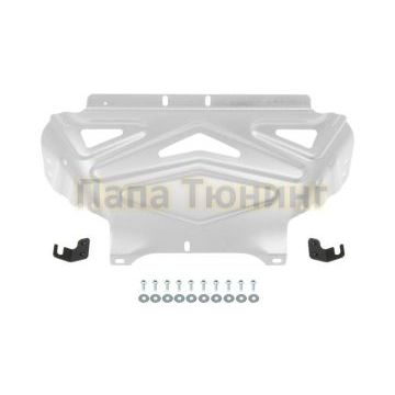 Защита картера + комплект крепежа Rival алюминий 4 мм для Lada (ВАЗ) 2121 (4x4) 1977-2019 2019-2021/Lada (ВАЗ) 2131 (4x4) 1993-2019 2019-2021/Lada (ВАЗ) Niva Legend 2121 2021-/Lada (ВАЗ) Niva Legend 2131 2021-