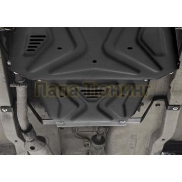 Защита КПП + комплект крепежа АвтоБРОНЯ сталь 2 мм для Lada (ВАЗ) 2121 (4x4) 1977-2019 2019-2021/Lada (ВАЗ) 2131 (4x4) 1993-2019 2019-2021/Lada (ВАЗ) Niva Legend 2121 2021-/Lada (ВАЗ) Niva Legend 2131 2021-