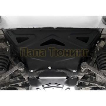 Защита картера + комплект крепежа АвтоБРОНЯ сталь 2 мм для Lada (ВАЗ) 2121 (4x4) 1977-2019 2019-2021/Lada (ВАЗ) 2131 (4x4) 1993-2019 2019-2021/Lada (ВАЗ) Niva Legend 2121 2021-/Lada (ВАЗ) Niva Legend 2131 2021-