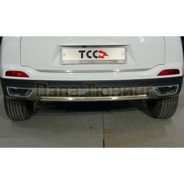 Защита задняя 42,4 мм ТСС для Chery Tiggo 4 pro 2022-