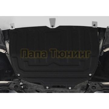 Защита картера + КПП + пыльники (2 шт) + комплект крепежа Увеличенная АвтоБРОНЯ Сталь 2 мм Chery Tiggo 4 2019-2024/Chery Tiggo 4 Pro 2022-/Chery Tiggo 7 2021- /Chery Tiggo 7 Pro 2020- /Chery Tiggo 8 2020- /Chery Tiggo 8 Pro 2021-/Chery Tiggo 8 Pro Max 2022-/Exeed LX 2022-/Omoda C5 2021-