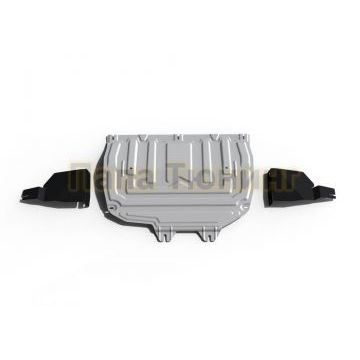 Защита картера + КПП +пыльники(2шт)+ комплект крепежа Увеличенная RIVAL Алюминий 4 мм Chery Tiggo 4 2019-2024/Chery Tiggo 4 Pro 2022-/Chery Tiggo 7 2021- /Chery Tiggo 7 Pro 2020- /Chery Tiggo 8 2020- /Chery Tiggo 8 Pro 2021-/Chery Tiggo 8 Pro Max 2022-/Exeed LX 2022-/Omoda C5 2021-