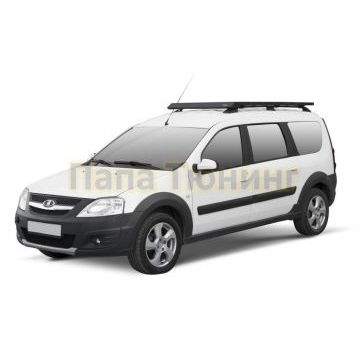 Алюминиевый багажник Rival 1730x1000 Lada Largus 2012- на рейлинги