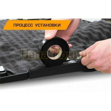 Уплотнительная лента JUMBO acoustics 1.5 (размеры 1.5 х 15 х 5000 мм, упаковка 1 шт.) материал нетканное полотно