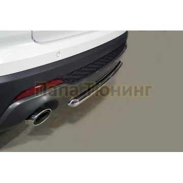 Защита задняя 42,4 мм ТСС для Changan CS35 plus 2WD 1.5T 2023-