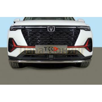 Защита передняя нижняя 42,4 мм ТСС для Changan CS35 plus 2WD 1.5T 2023-