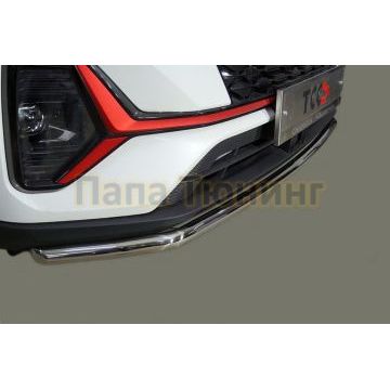 Защита передняя нижняя 42,4 мм ТСС для Changan CS35 plus 2WD 1.5T 2023-