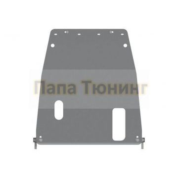 Защита картера и КПП Шериф сталь 1,5 мм 1.6 MT, АТ для Lada Granta (Lada 2190) поверх пыльника 2011-/1,6 MT, AT для Lada Kalina (Lada 11183) поверх пыльника 10/2011-