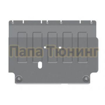 Защита картера и КПП Шериф алюминий 3мм 1,6 MT; 1,6 Duratec TiVCT (6DCT250) 2,0 МТ для Ford Focus III 2011-2020/1,6 AT для Ford Focus III 2015-/2,3 MT для Ford Focus RS 2016-2020