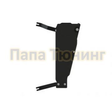 Защита трубок кондиционера к дополнительному компрессору Шериф сталь 2,0 мм для CheryExeed VX 2,0 АТ FWD 2021 -