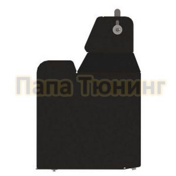 Защита Пыльник от грязи моторного отсека КПП Шериф сталь 2,0 мм для CheryExeed LX 1,6 АТ FWD 2022 -