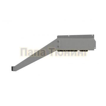 Защита трубок кондиционера Шериф алюминий 4 мм для GAC GS8 2.0 AT 2019 -2023