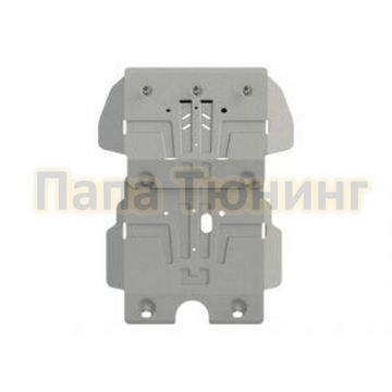 Защита картера алюминий 4 мм Шериф для Toyota FORTUNER 2017 -/Toyota Hilux 2015 -