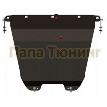 Защита картера и КПП Шериф сталь 2,5 мм для Ford Escape сборка США 2,3; АТ 2007 - 2012 Защита картера и КПП Шериф сталь 2,5 мм для Ford Escape сборка США 2,3; АТ 2007 - 2012