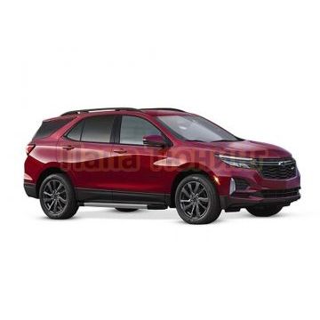 Порог-площадка Silver F173AL + комплект крепежа Rival Chevrolet Equinox 2020-