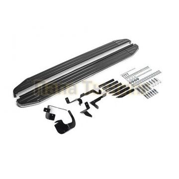 Порог-площадка Premium A173ALP + комплект крепежа Rival Chevrolet Equinox 2020-