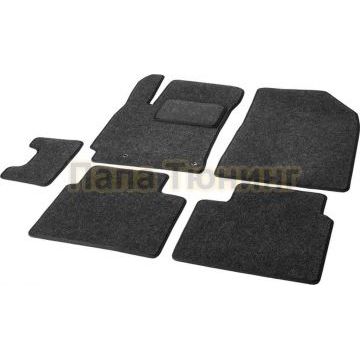 Текстильные коврики салона AutoFlex Business для Kia Cerato IV седан 2018-2021/2021- цвет графит