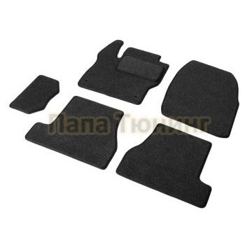 Текстильные коврики салона AutoFlex Business для Ford Focus III 2011-2019 цвет графит