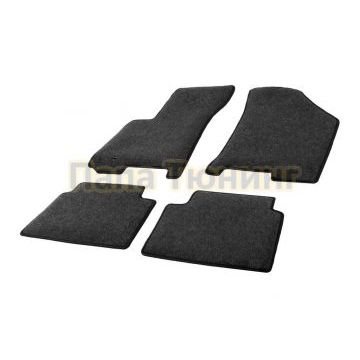 Текстильные коврики салона AutoFlex Standard цвет черный для Chevrolet Lacetti 2004-2013/Daewoo Gentra 2013-2016/Ravon Gentra 2015-2018