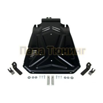 Защита КПП + комплект крепежа АвтоБРОНЯ сталь 3 мм Lada Niva Legend 2021- V-Все/Lada 4х4 1977-2021 V - все