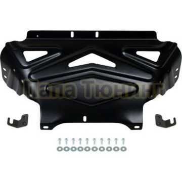 Защита картера + комплект крепежа АвтоБРОНЯ сталь 3 мм Lada Niva Legend 2021- V-Все/Lada 4х4 1977-2021 V - все