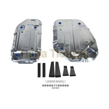 Защита топливного бака + комплект крепежа Rival Цинк Toyota Rav4 2019- V - 2.5; 2.0/Lexus NX 250 2021- V - 2.5