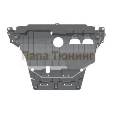Защита картера и КПП Шериф алюминий 3 мм 1,6 MPI МТ/AT; 1,4 TSI DSG для Skoda Octavia A7 2013-2020