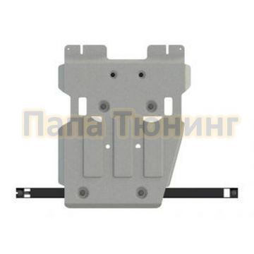 Защита КПП и РК алюминий 4 мм Шериф для Volkswagen Amarok 2016 -