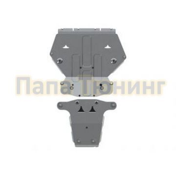 Защита картера и КПП Шериф алюминий 4 мм для Audi A 8 3,0 AT 4WD 2018 -