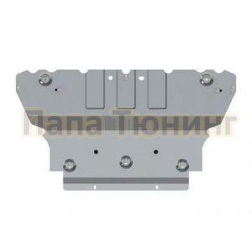 Защита картера Шериф алюминий 4 мм для Audi A4 1,8; 2,0 TFSI AT 2015 -/ Audi A5 2.0 TFSI 2017 -