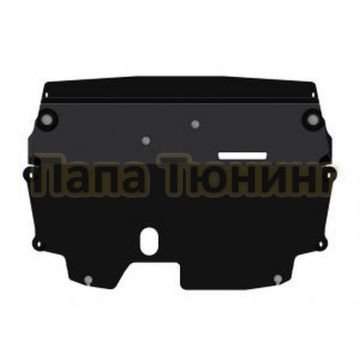 Защита картера и радиатора Шериф сталь 2,0 мм для Audi A 1 1,2; 1,4; 1,6 2010 - 2018 Защита картера и радиатора Шериф сталь 2,0 мм для Audi A 1 1,2; 1,4; 1,6 2010 - 2018