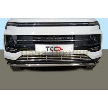 Защита передняя нижняя 42,4 мм ТСС для JAC JS4 2022-