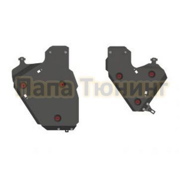 Защита топл. бака сталь 2,0 мм Шериф для Volkswagen Touareg 08.2018 - Защита топл. бака сталь 2,0 мм Шериф для Volkswagen Touareg 08.2018 -