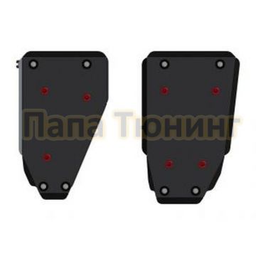 Защита топл. бака сталь 2,5 мм Шериф для Volkswagen Tiguan 2017 -