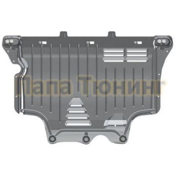 Защита картера и КПП алюминий 3 мм Шериф для Volkswagen Tiguan 2017 -