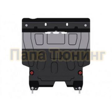 Защита картера и КПП сталь 1,8 мм Шериф для Ravon Gentra 2016- Защита картера и КПП сталь 1,8 мм Шериф для Ravon Gentra 2016-