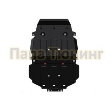 Защита картера сталь 2,5 мм Шериф для Lexus LX450d 2015