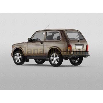 Защита заднего бампера d57 дуга black РусСталь для Lada Niva Urban 2014- Защита заднего бампера d57 дуга black РусСталь для Lada Niva Urban 2014-