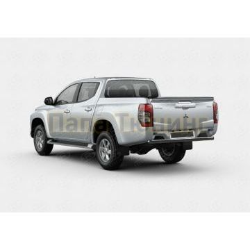 Защита заднего бампера d57 секции black РусСталь для Mitsubishi L200 2019- Защита заднего бампера d57 секции black РусСталь для Mitsubishi L200 2019-