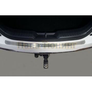 Накладка на задний бампер (лист шлифованный надпись GN8) ТСС для Gac GN8 2021-