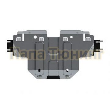 Защита радиатора алюминий 4 мм Шериф для Mercedes-Benz Х-Klasse 2018 - Защита радиатора алюминий 4 мм Шериф для Mercedes-Benz Х-Klasse 2018 -