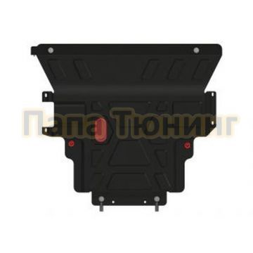 Защита картера и КПП сталь 2,0 мм Шериф для Mazda 3 MPS 2006 - 2009 Защита картера и КПП сталь 2,0 мм Шериф для Mazda 3 MPS 2006 - 2009