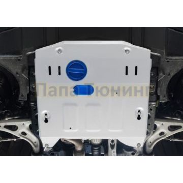 Защита картера + КПП + комплект крепежа RIVAL Алюминий 4 мм Chevrolet Equinox 2020- V - 2.0