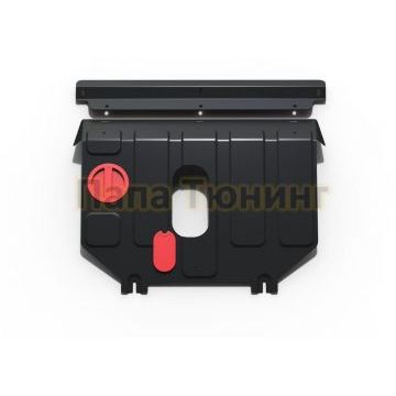 Защита картера + КПП + комплект крепежа сталь 2 мм Zotye T600 2016-2021 V - 1.5T