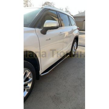 Пороги Rival Premium для Toyota Highlander 2020-