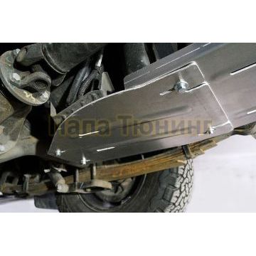 Защита емкости с AdBlue (алюминий) 4мм (рекомендуется устанавливать с защитой бака ZKTCC00582) ТСС для Dongfeng DF6 2.3D AT Luxury 2022-