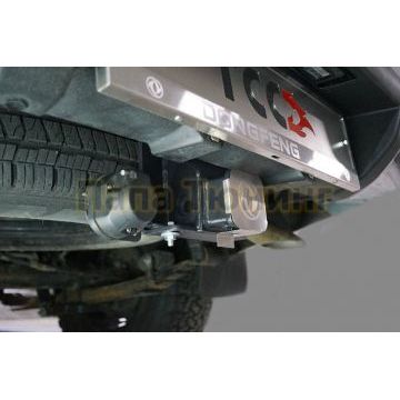 Фаркоп (оцинкованный, шар E нерж.) ТСС для Dongfeng DF6 2.3D AT Luxury 2022-