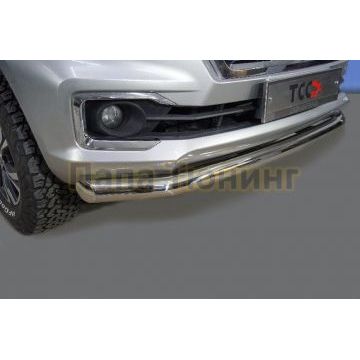 Защита передняя нижняя 76,1 мм ТСС для Dongfeng DF6 2.3D Luxury 2022- Защита передняя нижняя 76,1 мм ТСС для Dongfeng DF6 2.3D Luxury 2022-