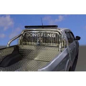 Защита кузова и заднего стекла 76,1 мм со светодиодной фарой ТСС для Dongfeng DF6 2.3D Luxury 2022-