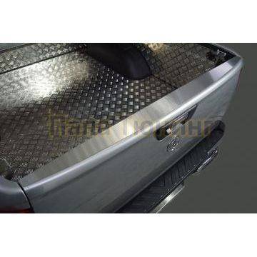 Накладка на задний борт (лист шлифованный) ТСС для Dongfeng DF6 2.3D Luxury 2022-